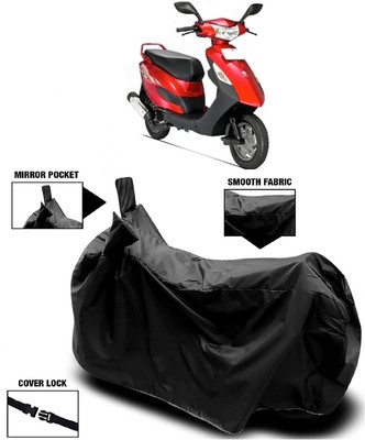 MMSSTAR Waterproof Two Wheeler Cover for Bajaj(Kristal, Black)