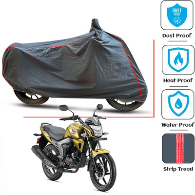 FAMEXON Waterproof Two Wheeler Cover for Honda(Trigger, Grey)