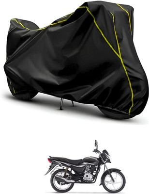 CODOKI Waterproof Two Wheeler Cover for Bajaj(Platina 100, Black, Black)