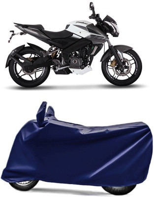 AUCTIMO Two Wheeler Cover for Bajaj(Pulsar NS200, Blue)