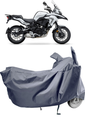 Amexride Two Wheeler Cover for Benelli(TRK 502, Grey)