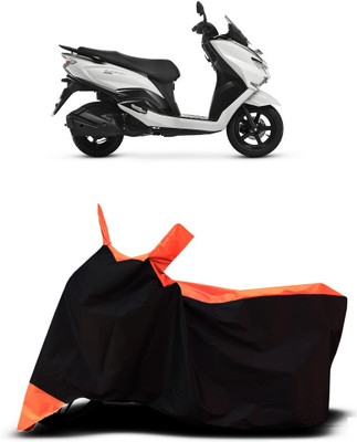 VESMEI Two Wheeler Cover for Suzuki(Burgman Street, Orange)