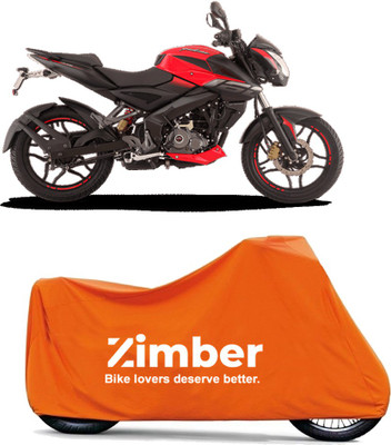 AutoRash Two Wheeler Cover for Bajaj(Pulsar NS 160, Orange)