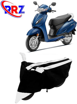 RRZ Waterproof Two Wheeler Cover for Honda(Activa 6G, Black, White)