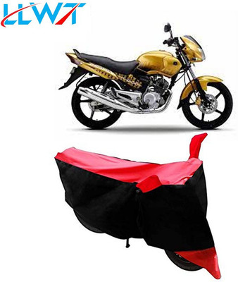 KPIND Waterproof Two Wheeler Cover for Yamaha(Gladiator Graffitti, Black, Red)