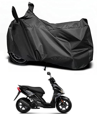 Auto Hub Waterproof Two Wheeler Cover for Yamaha(Jog R, Black)