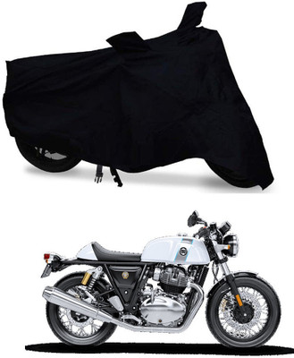 DeepShakshi AUTOMOTIVE Two Wheeler Cover for Royal Enfield(Continental GT 650, Black)