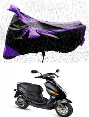 RONISH Waterproof Two Wheeler Cover for Hero(Electric Cruz, Purple, Black)