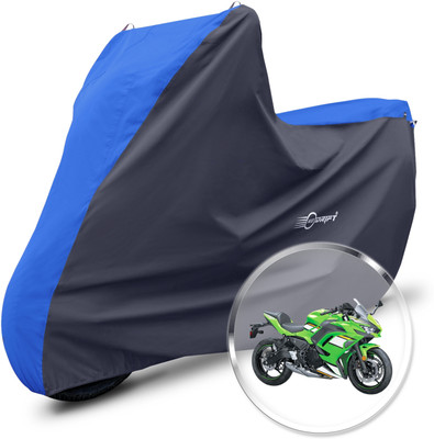 Neodrift Two Wheeler Cover for Kawasaki(Ninja 300, Blue)