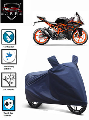 J S R Waterproof Two Wheeler Cover for KTM(RC125, Blue)