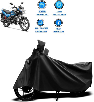 DeepShakshi AUTOMOTIVE Two Wheeler Cover for Hero(Passion Xpro, Black)