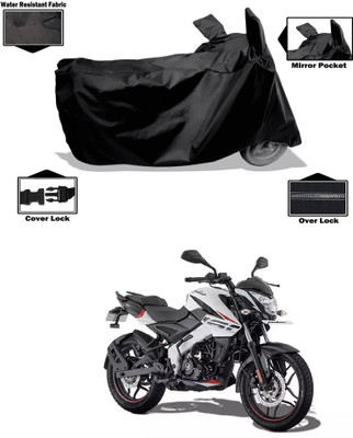CODOKI Waterproof Two Wheeler Cover for Bajaj(Pulsar NS 160, Black)