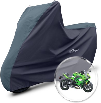 Neodrift Two Wheeler Cover for Kawasaki(Ninja 650, Green)