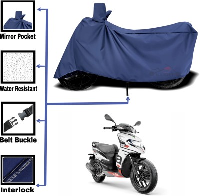 AASHTIK MART Two Wheeler Cover for Aprilia(SR 125, Blue)