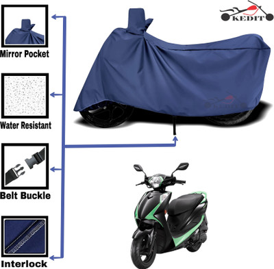 KEDIT Two Wheeler Cover for Hero(Electric Optima, Blue)