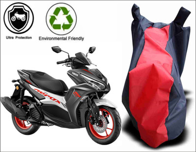 MMSSTAR Waterproof Two Wheeler Cover for Yamaha(Aerox 155 Maxi BS6, Red, Blue)