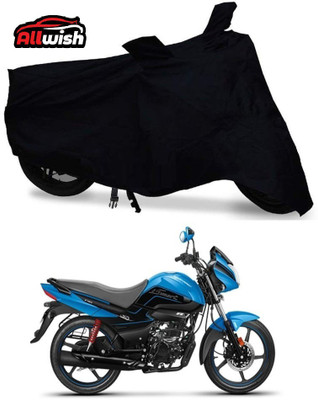 Amozkart Two Wheeler Cover for Hero(Splendor I Smart, Black)