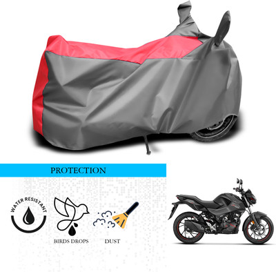 ANTHUB Waterproof Two Wheeler Cover for Hero(CBZ Extreme, Grey, Red)