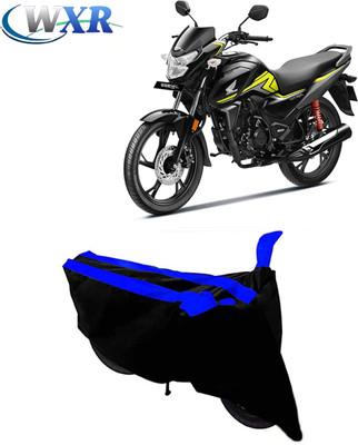 WXR Waterproof Two Wheeler Cover for Honda(SP 125, Black, Blue)
