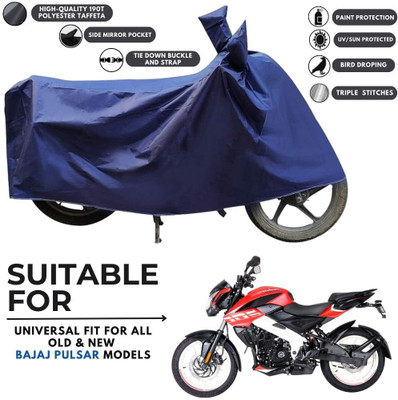 ZAQE Two Wheeler Cover for Bajaj(Pulsar 200NS FI BS6, Blue)