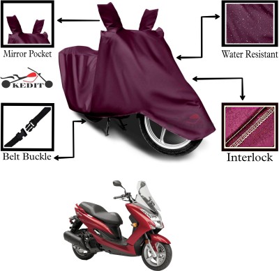 KEDIT Two Wheeler Cover for Universal For Bike(Lite, Maroon)