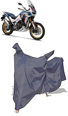 Amexride Two Wheeler Cover for Honda(CRF1000L Africa Twin, Grey)