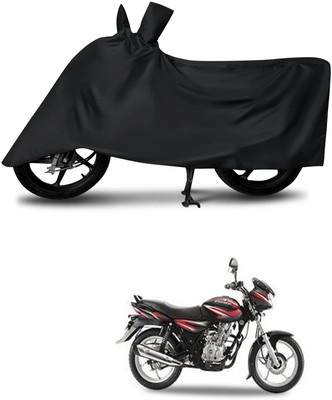 KEDIT Two Wheeler Cover for Bajaj(Discover 125 DTS-i, Black)