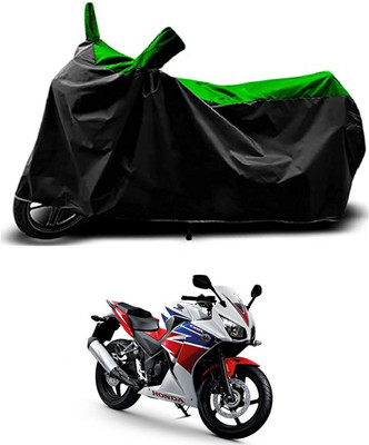 THE REAL ARV Waterproof Two Wheeler Cover for Honda(CBR300R, Green)