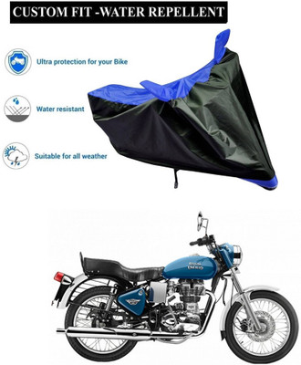 CODOKI Waterproof Two Wheeler Cover for Royal Enfield(Electra, Blue, Black)