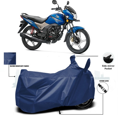 WMIZEXA Waterproof Two Wheeler Cover for Universal For Bike(SP125, Blue)