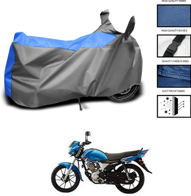 DeepShakshi AUTOMOTIVE Two Wheeler Cover for Yamaha(Saluto RX, Grey, Blue)
