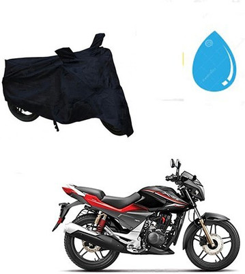 Mdstar Waterproof Two Wheeler Cover for Hero(CBZ Extreme, Black)