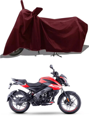 RAQTRO Two Wheeler Cover for Bajaj(Pulsar NS125 BS6, Maroon)