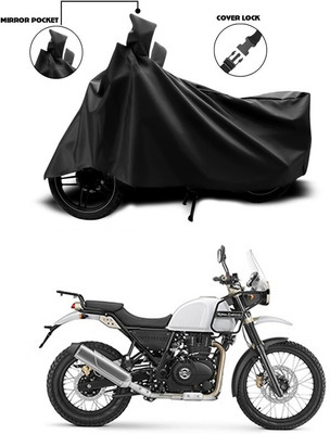 DeepShakshi AUTOMOTIVE Two Wheeler Cover for Royal Enfield(Himalayan, Black)