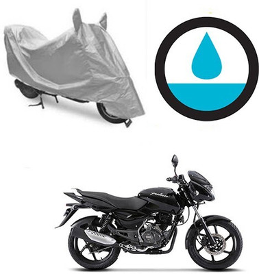 DeepShakshi AUTOMOTIVE Waterproof Two Wheeler Cover for Bajaj(Pulsar 150, Silver)