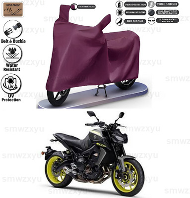 smwzxyu Waterproof Two Wheeler Cover for Yamaha(Maroon)