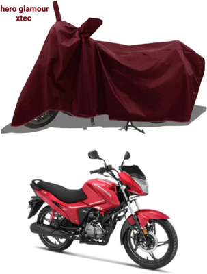 HWSXQAE Waterproof Two Wheeler Cover for Hero(Maroon)