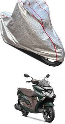 PAGORA Waterproof Two Wheeler Cover for Suzuki(Burgman Street, Silver)