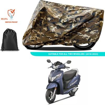 CODOKI Waterproof Two Wheeler Cover for Honda(Activa 125, Yellow)