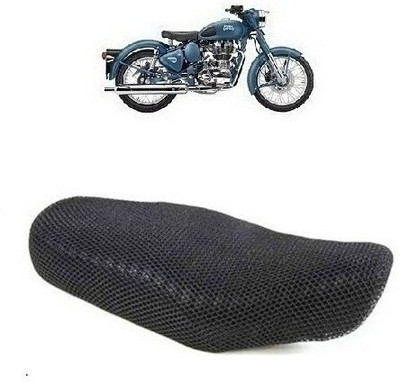 ABSONE New-cool-mesh-a-106 Single Bike Seat Cover For Royal Enfield Universal For Bike