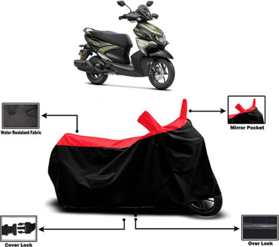 KEDIT Two Wheeler Cover for Yamaha(Ray-ZR 125FI, Red)