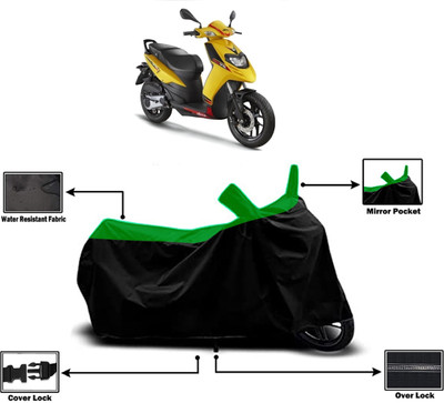 Amexride Two Wheeler Cover for Aprilia(SR 125, Green)