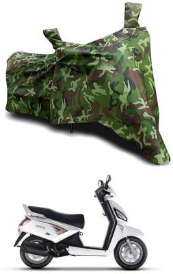 RONISH Two Wheeler Cover for Mahindra(Gusto Electric BS6, Green)