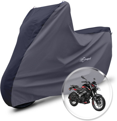Neodrift Two Wheeler Cover for Bajaj(Pulsar NS 200, Black, Grey)