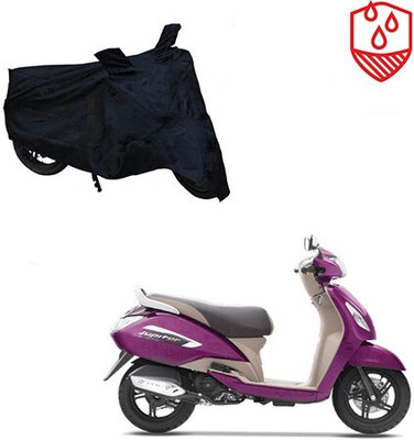 MMSSTAR Waterproof Two Wheeler Cover for TVS(Jupiter, Black)
