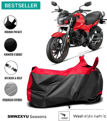 smwzxyu Waterproof Two Wheeler Cover for Hero(Xtreme 200S, Red, Black)