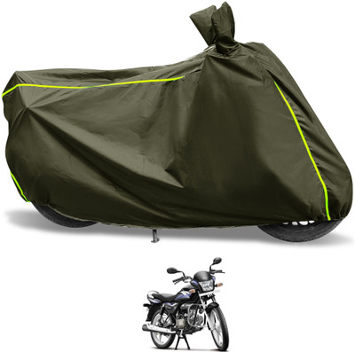 Euro Care Waterproof Two Wheeler Cover for Hero(Splendor PRO, Green)