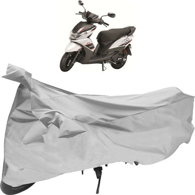 SHOOLIN Waterproof Two Wheeler Cover for Yamaha(Ray Z, Silver)