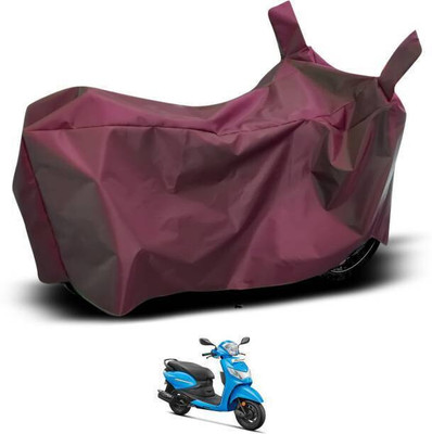 Mdstar Waterproof Two Wheeler Cover for TVS(Jupiter, Red, Blue)