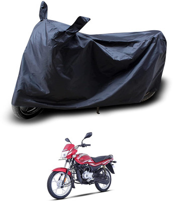 AASHTIK MART Two Wheeler Cover for Bajaj(CT100, Black)